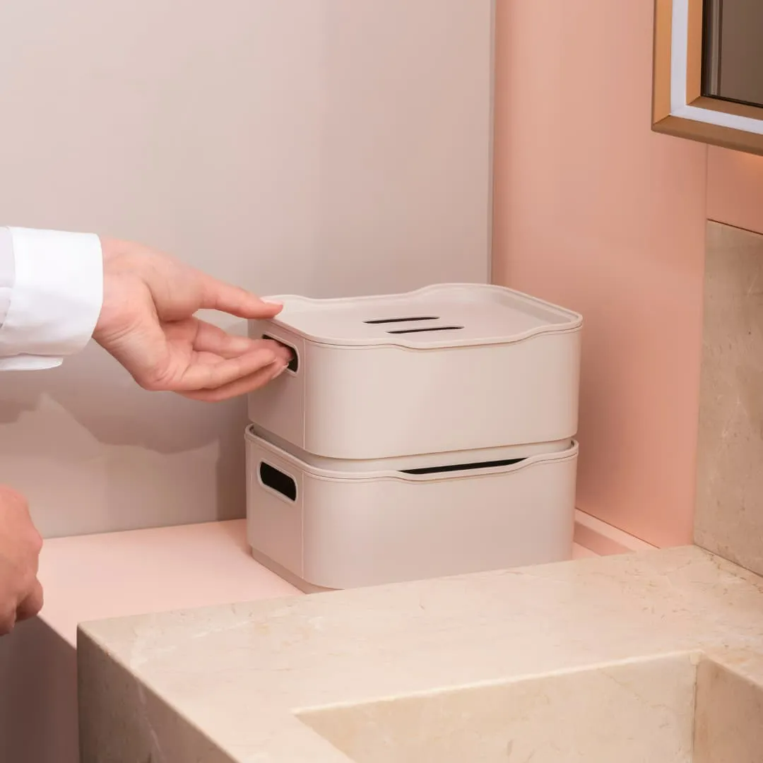 Caixa Organizadora Com Tampa Fit Grande